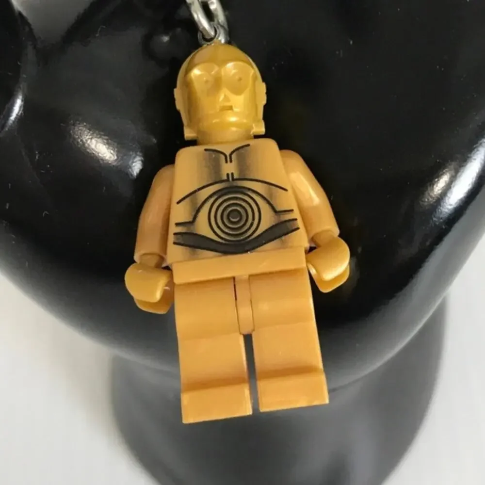 LEGOLAND Retired Star Wars C-3PO Gold Minifigure Key Chain Mint Condition